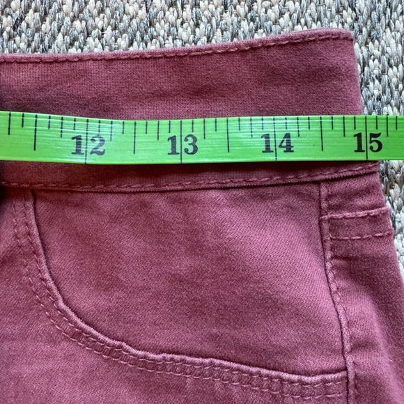 REFUGE Distressed Mauve Skinny Jeans - Size 8 - Picture 6 of 11